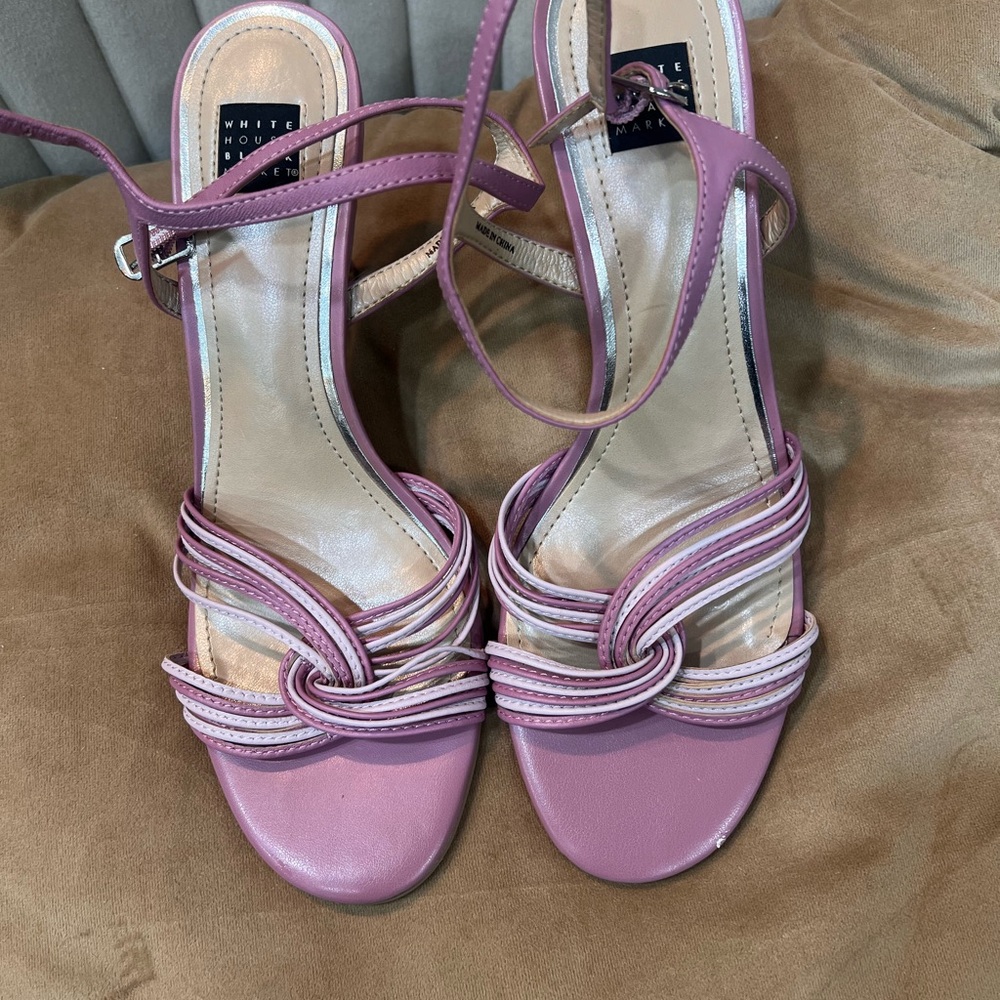 White House Black Market Pink Elegant Sandals